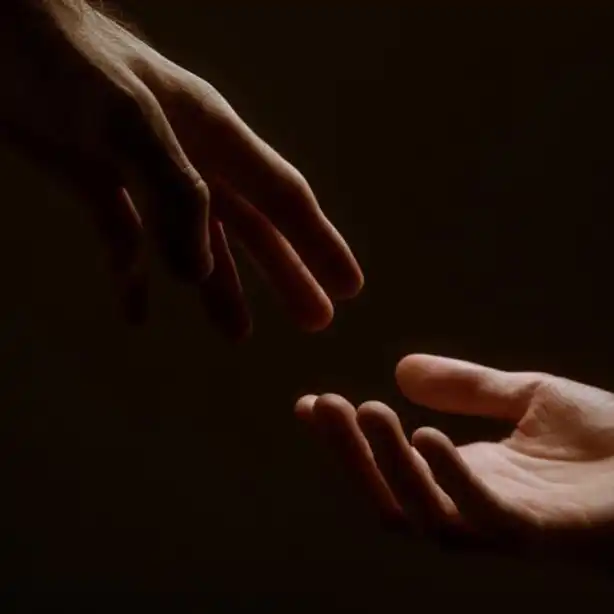 Sich die Hand geben