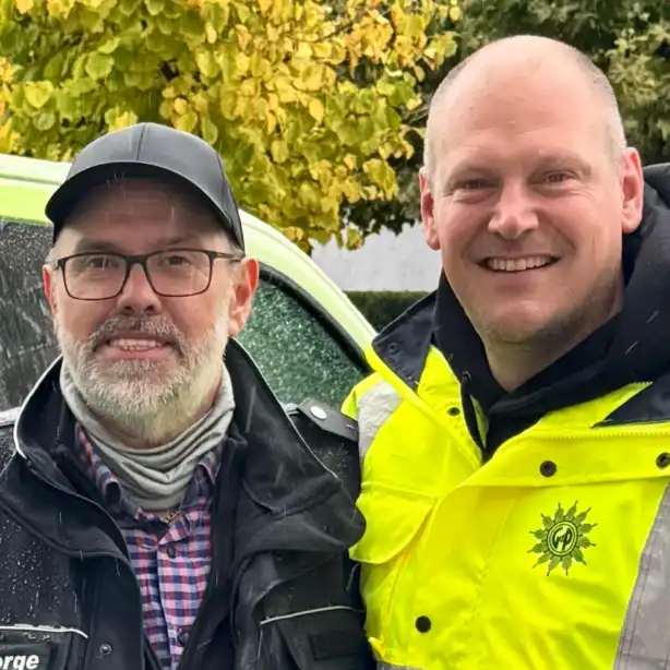 Markus Bischof und sein Bärenführer