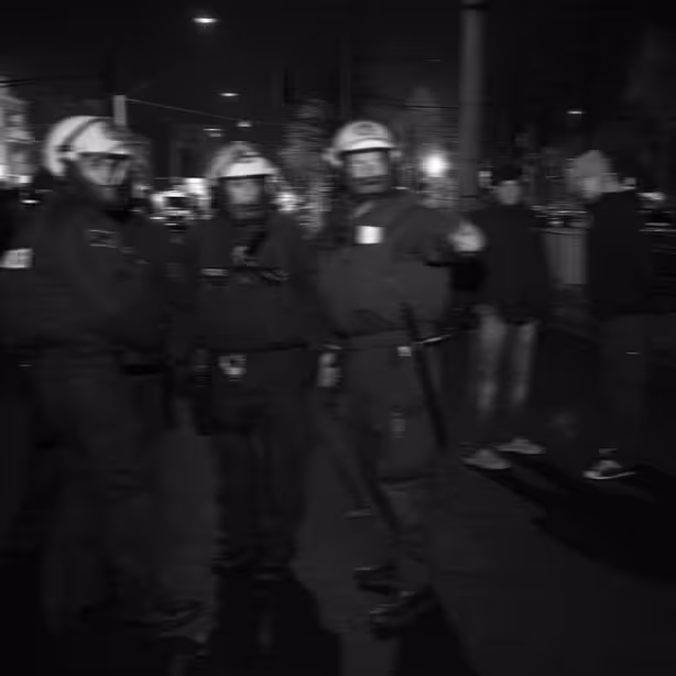 Polizisten im Einsatz