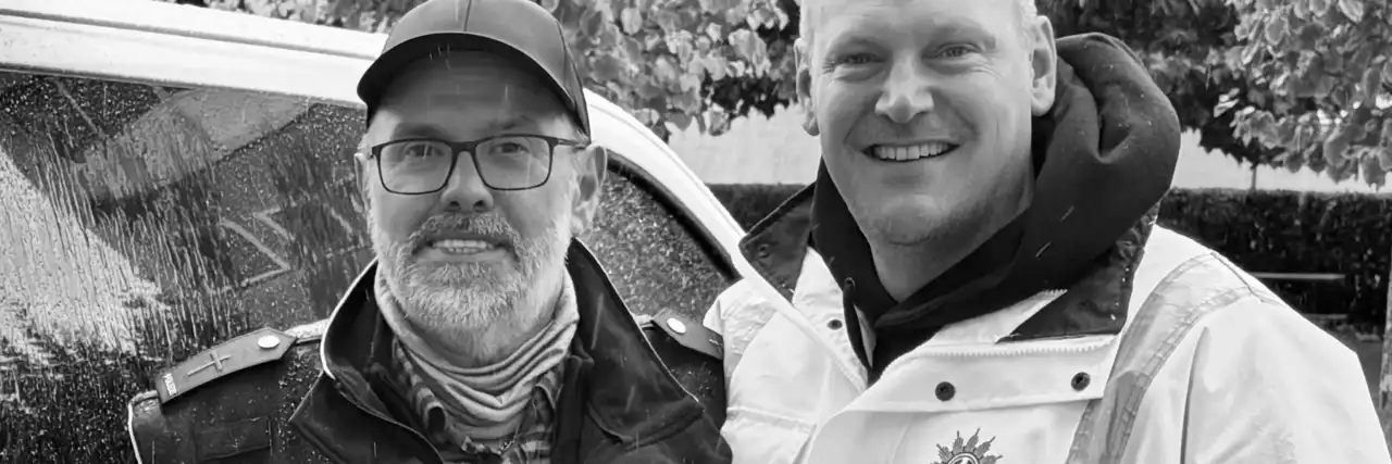 Markus Bischof und sein Bärenführer