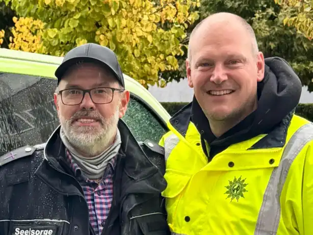 Markus Bischof und sein Bärenführer