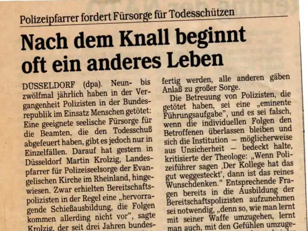 Ausschnit RP: Martin Krolzig