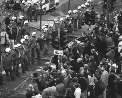 Demonstration in Duisburg 2014. Quelle: Polizei NRW